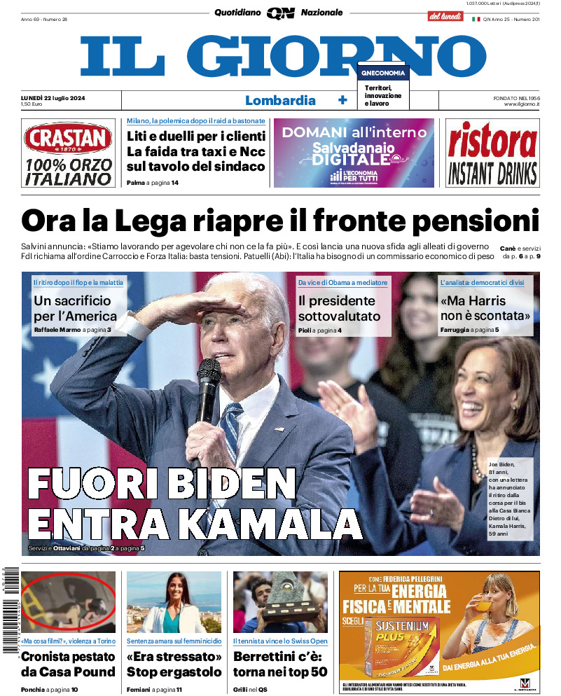 Prima-pagina-il giorno-edizione-di-oggi-20240722